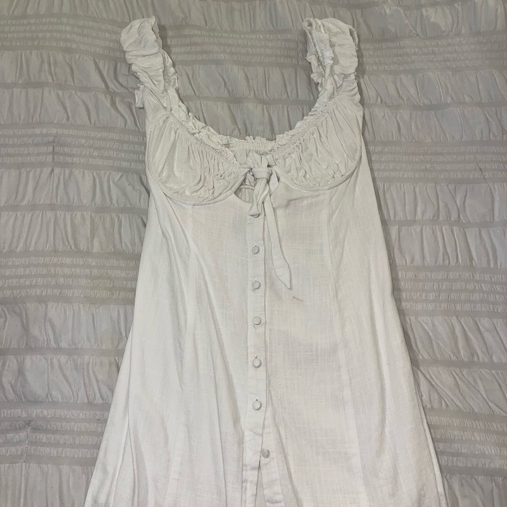 Princess Polly white milkmaid dress size 8 white